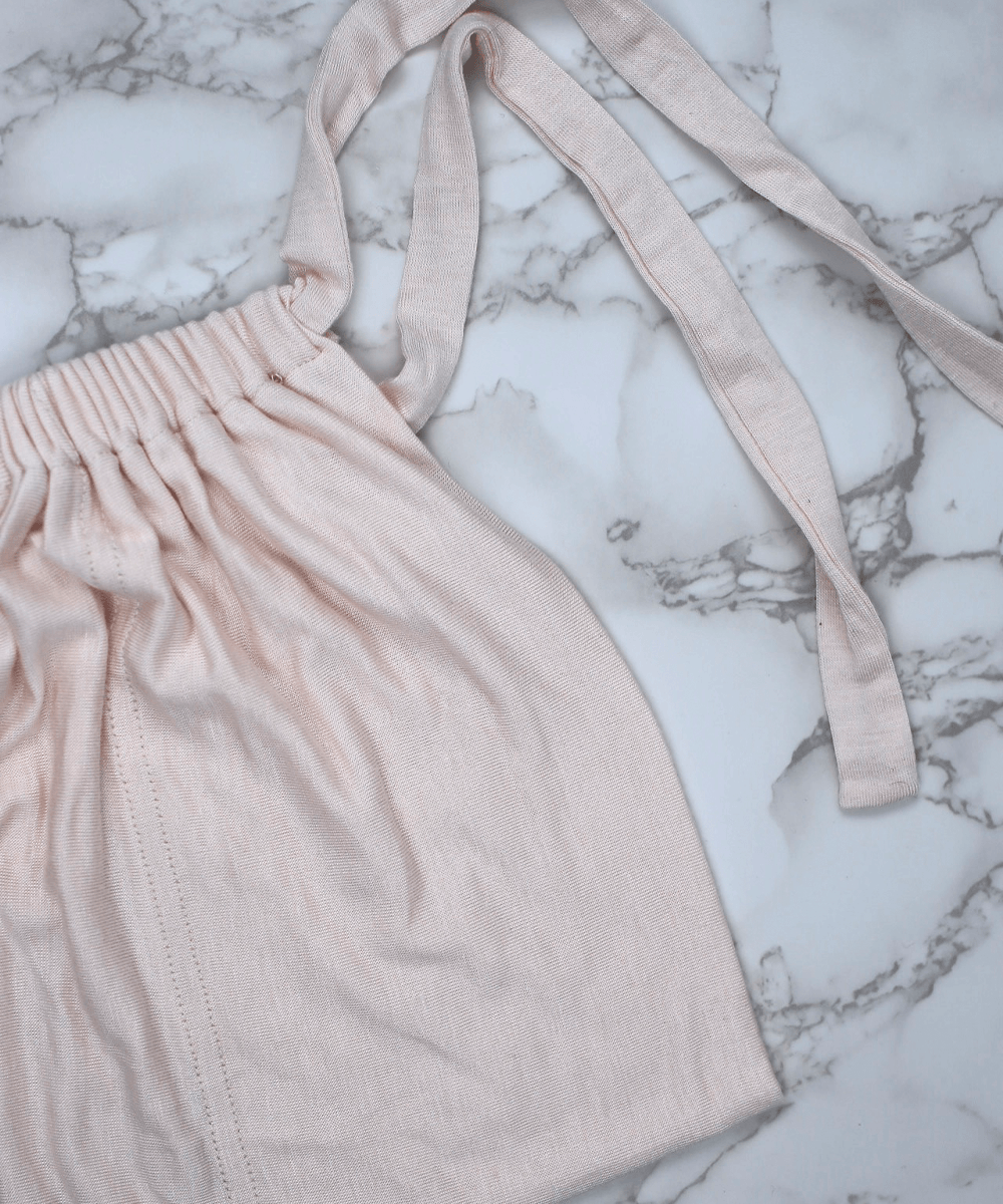Cotton-Candy Bindebonnet Jersey Untertuch - Untertuch
