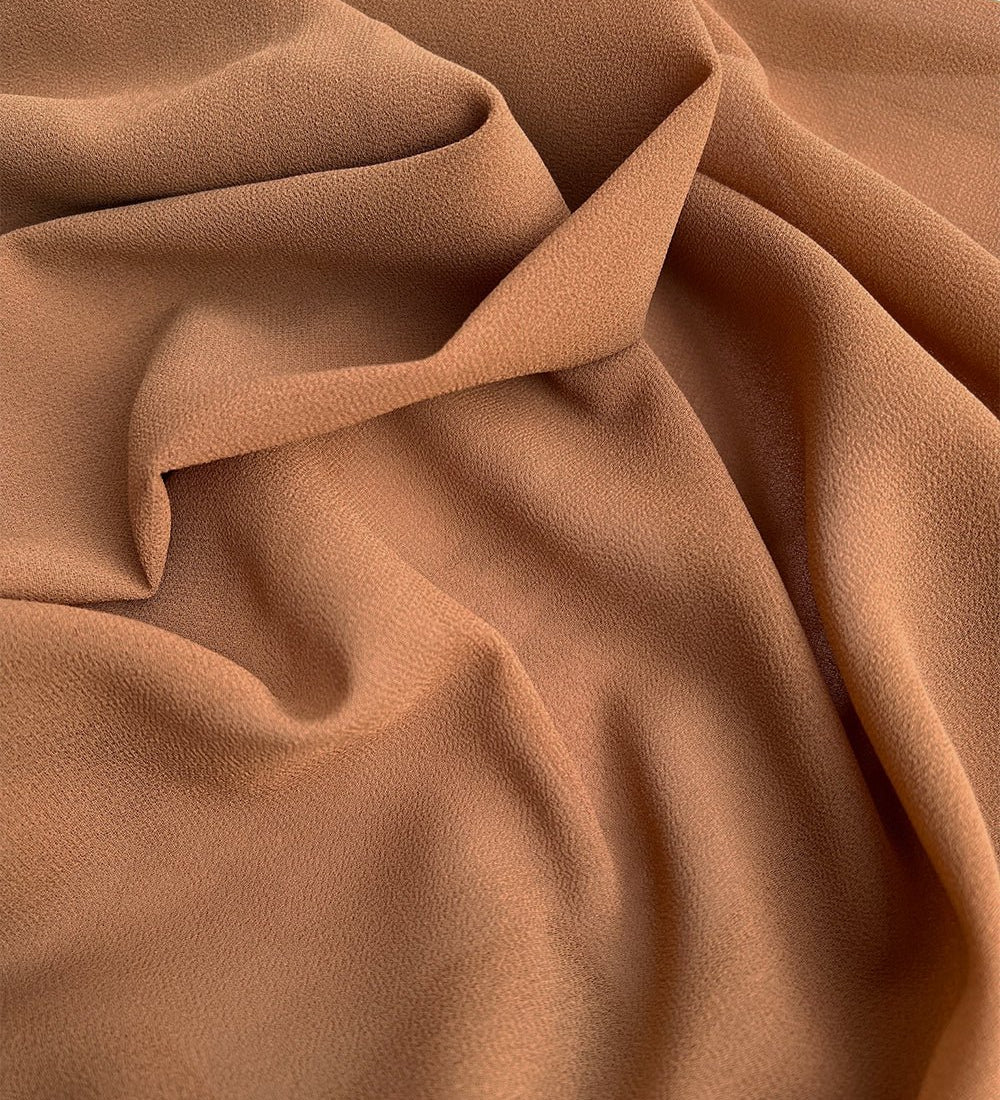 Peanut Butter Chiffon Hijab - Chiffon