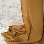 Tuscan Gold Chiffon Hijab - Chiffon